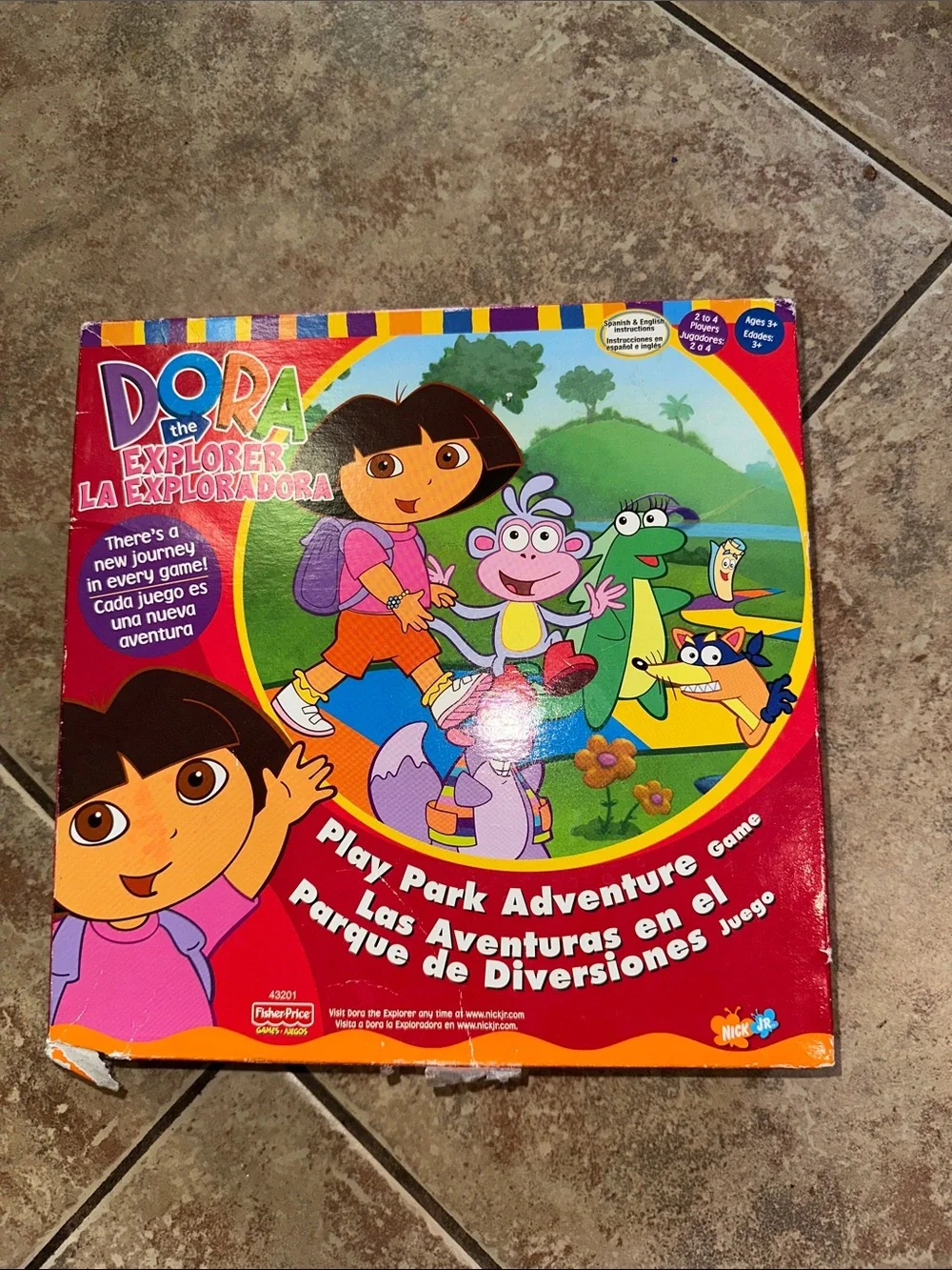 Vintage 2002 Dora Explorer Play Park Adventure Game Complete Fisher Price